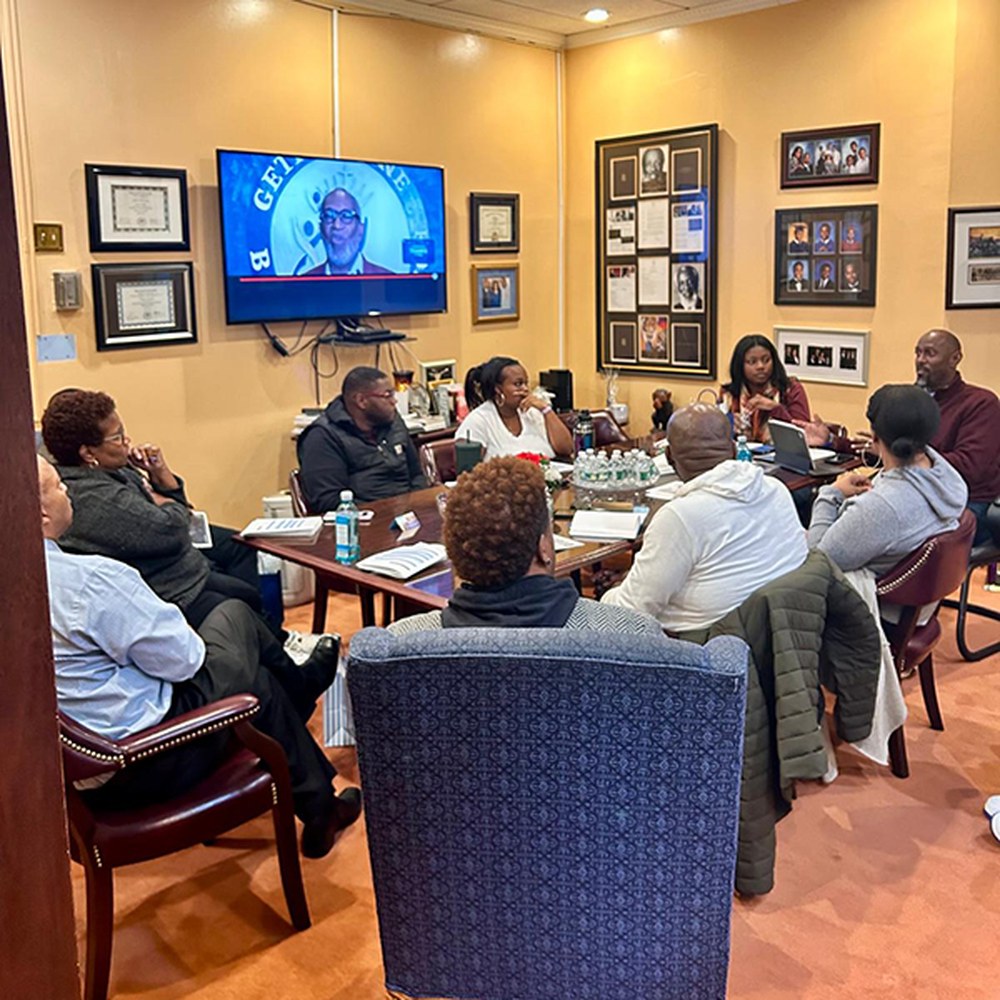 Envision Media leading a consulting session with clients and leaders