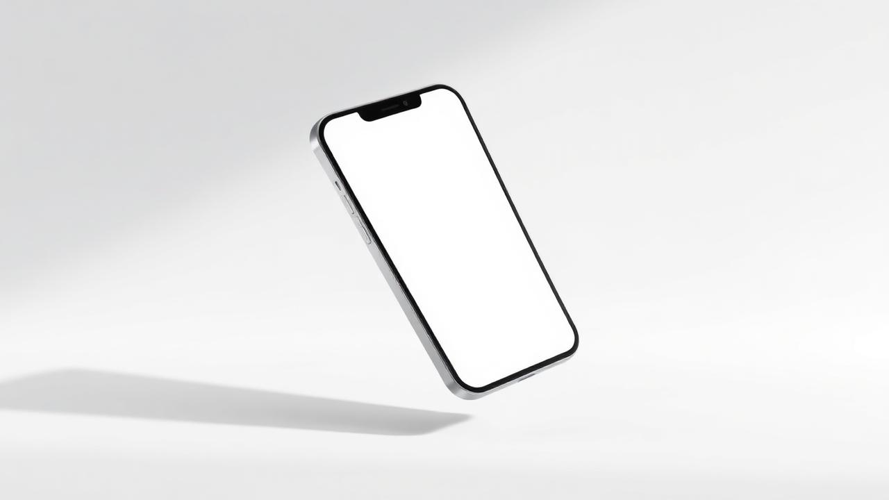 Mobile app interface mockup