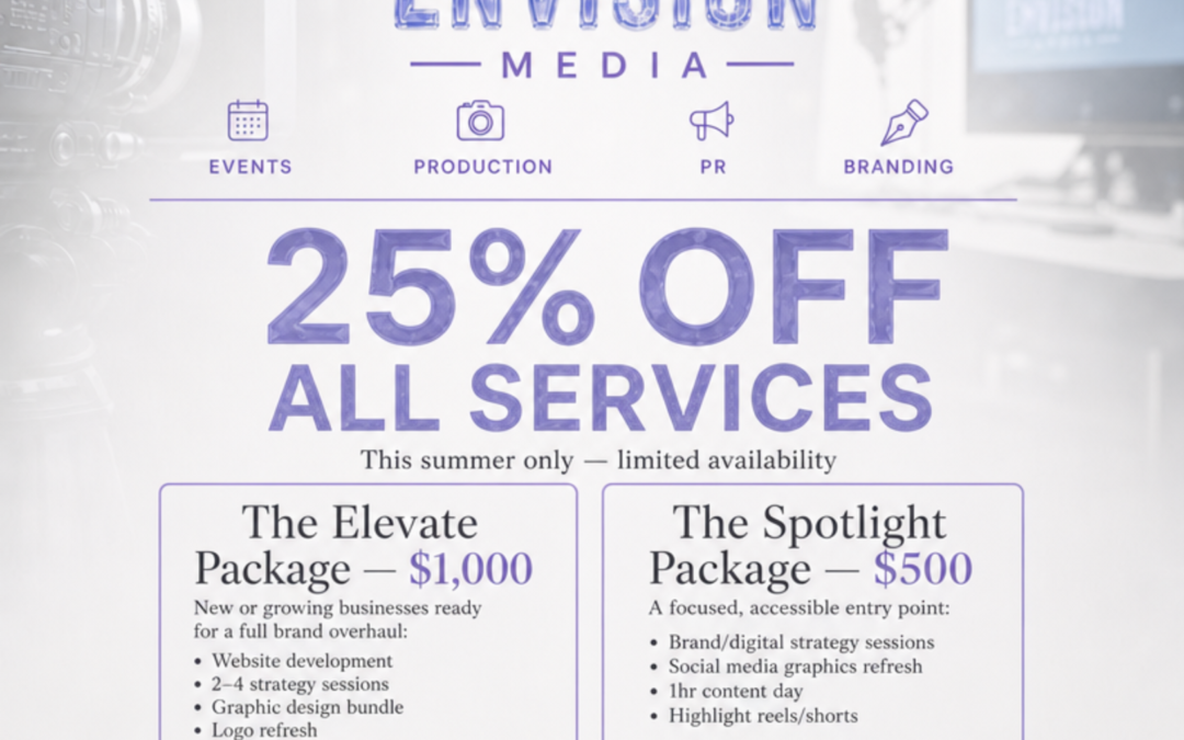 25% Off Summer Special
